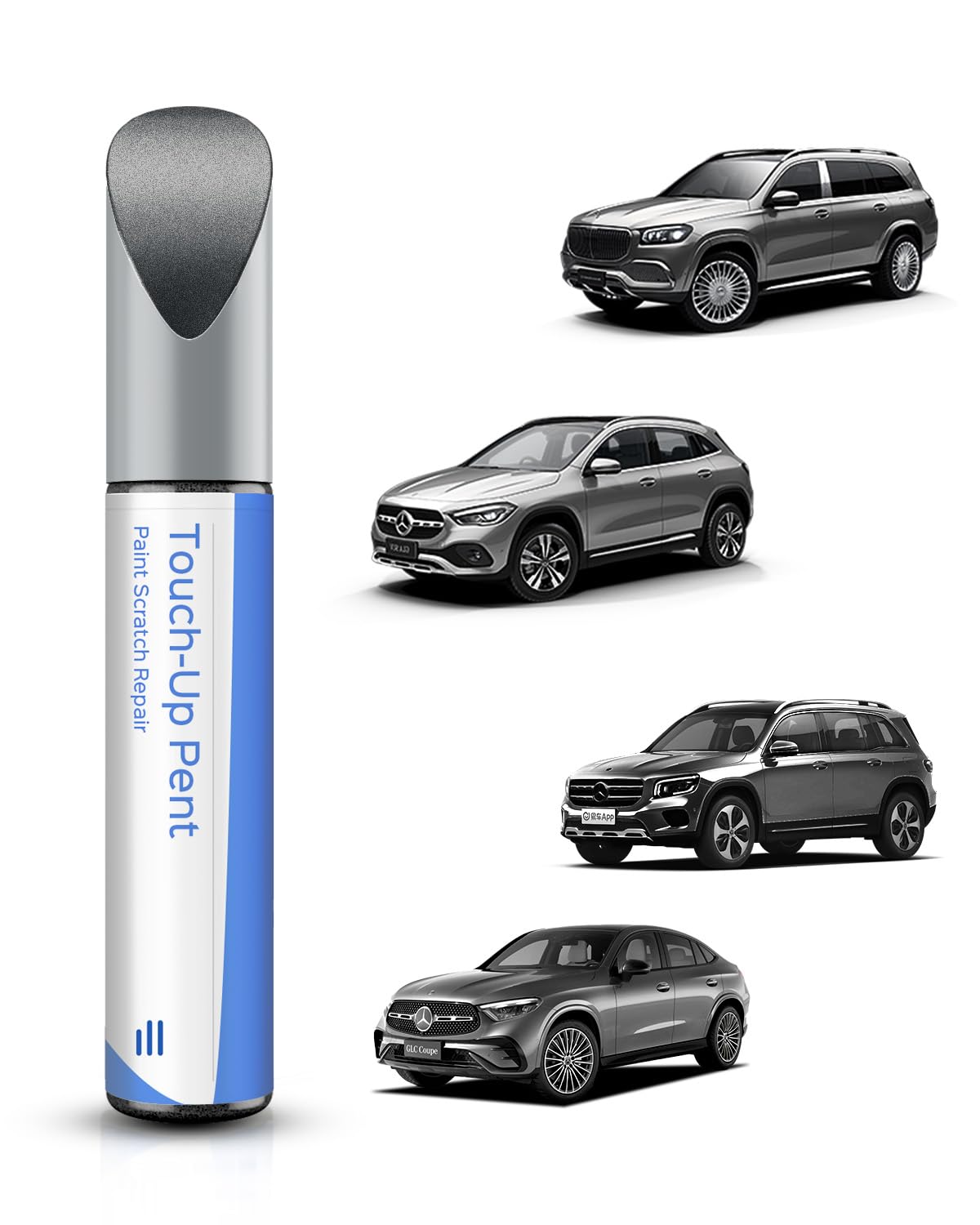 149/9149 - Pintura de retoque de Color Blanco Polar Compatible con Mercedes-Benz A/C/E/G/M/GL/GLA/20-21 GLB/GLC/GLE/GLK/CLA/CLS/SL/SLC/SLK/AMG GT Series – Repara arañazos y astillas — view 6