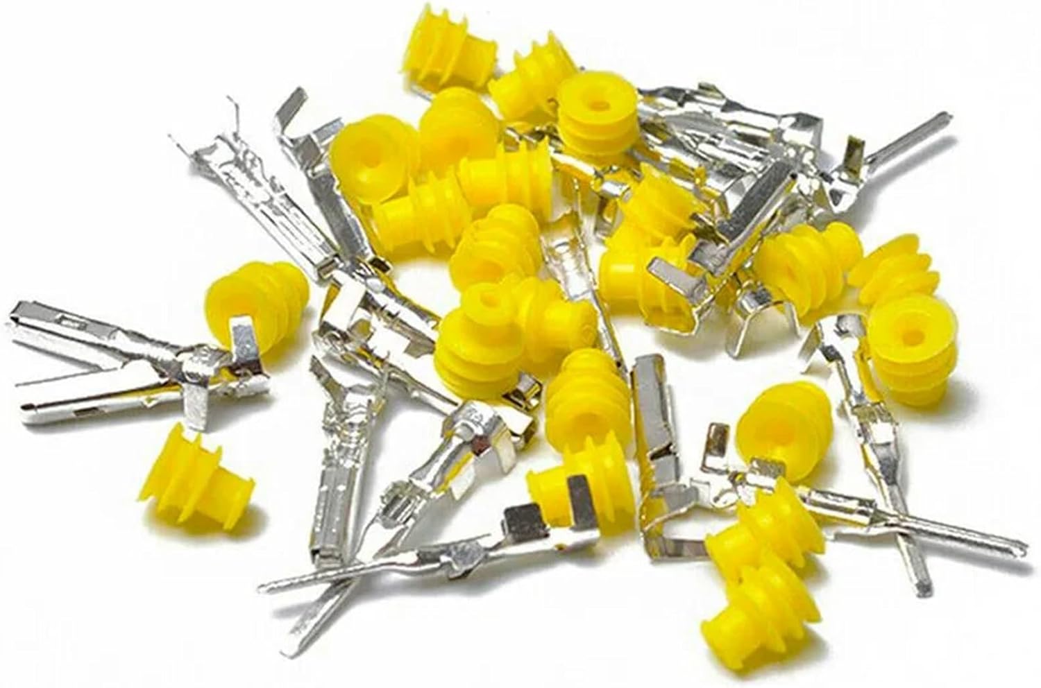 2-5sets Kit 2 pin 1/2/3/4/5/6 pins Way AMP Super Seal Waterproof Electrical Wire Connector for car Waterproof Connector(4PIN,2Set)