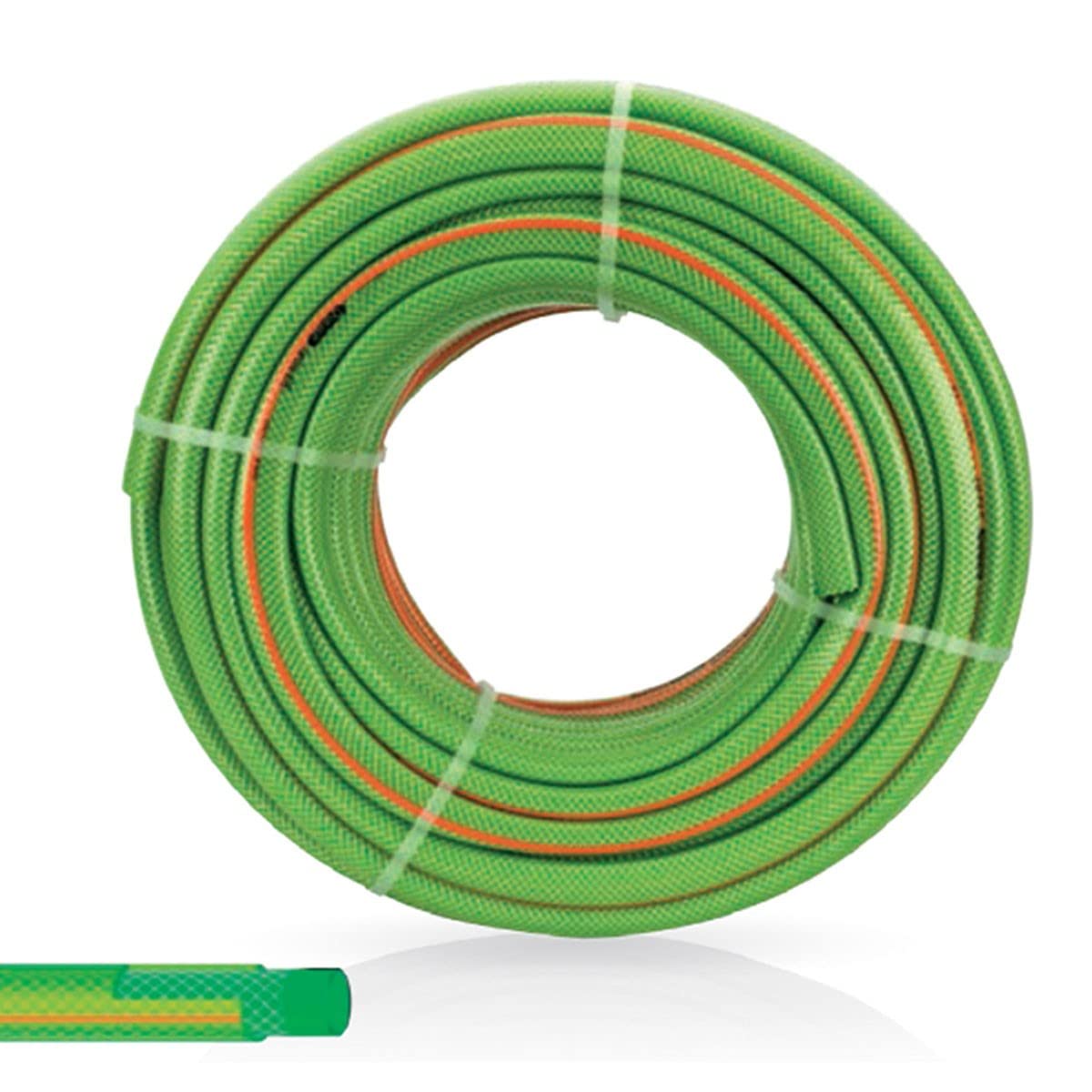 VITO 50 Metre Braided Garden Hose 19mm Diameter 20 Bar Pressure Soft High Resistance