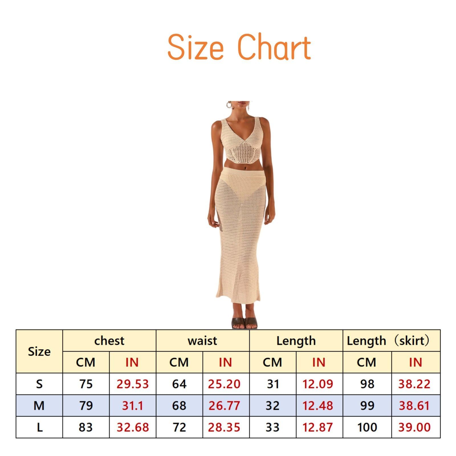Set Gonna Da Donna in Maglia 2 Pezzi Hollow Out Halter Crop Top E Bodycon Set Gonna Lunga