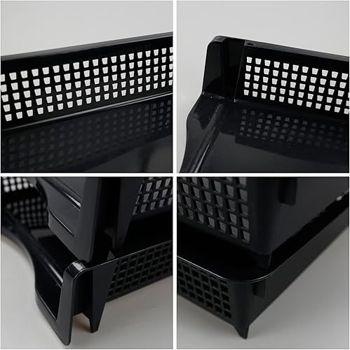 Miniatura 2 de Bandeja apilable del papel de oficina de 6 capas, bandeja apilable plástica de la carta