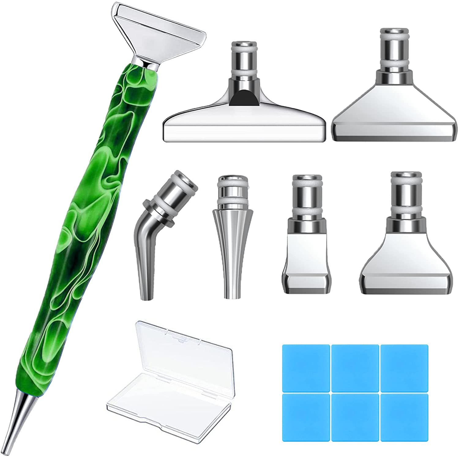 Heyseri Diamond Painting Pens, “Classic Wax Stylus” Diamond Art Pen, Gem Painting Tools Accessories,green