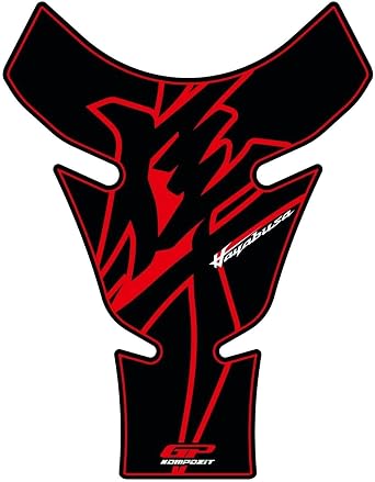 GP Kompozit Tank Pad Red Compatible for Suzuki Hayabusa 1999-2023