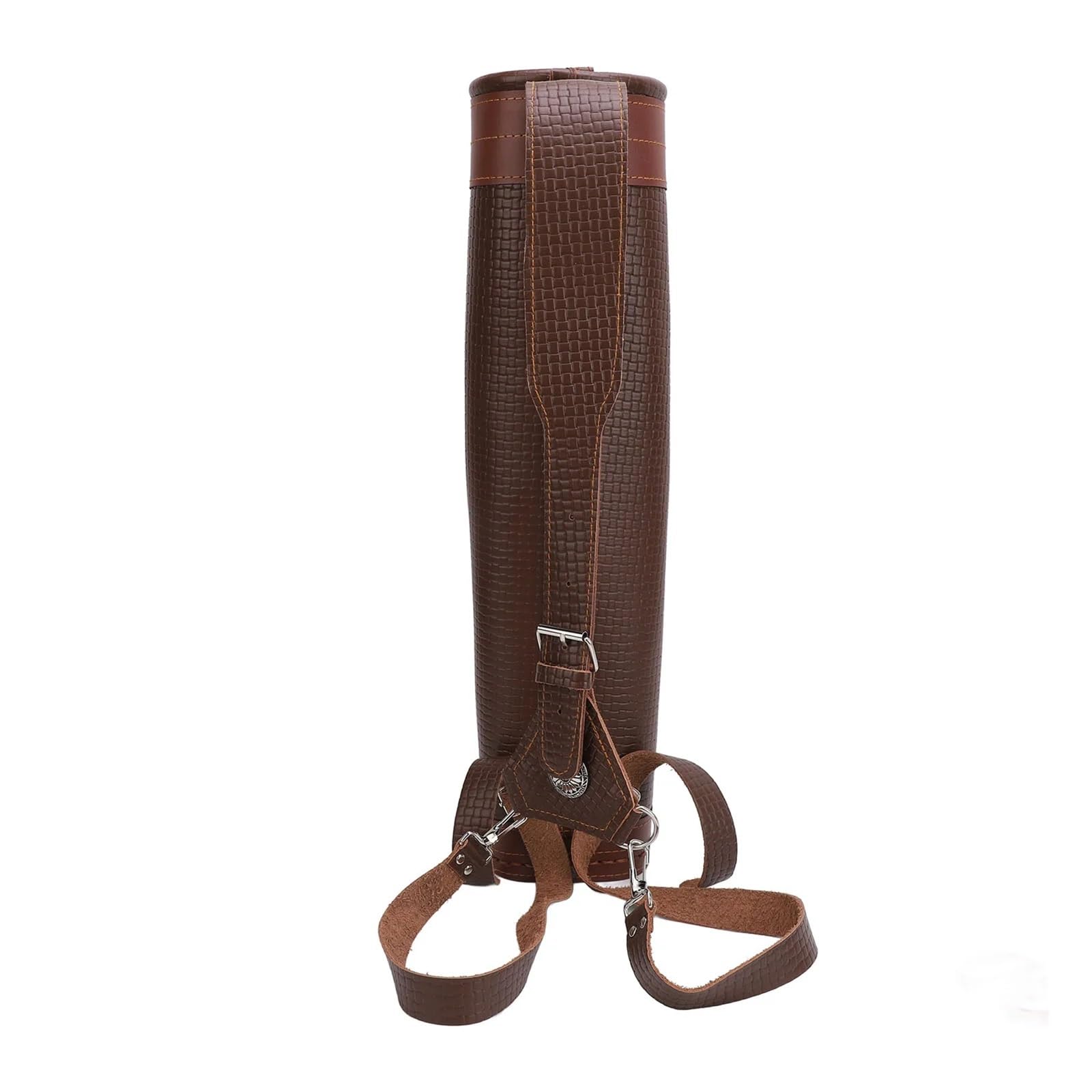 MRKU Borsa a Tracolla in Pelle per Adulti con faretra per frecce da tiro con L'Arco, Ideale per esercitarsi al tiro al Bersaglio.