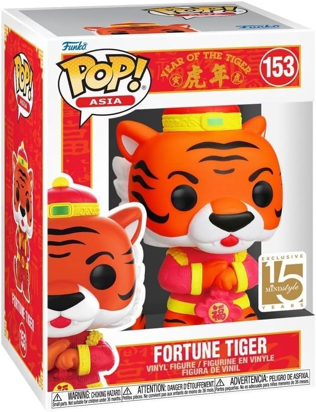 Funko POP Asia Year of The Tiger - Fortune Tiger Mindstyle 15th Anniversary Exclusive