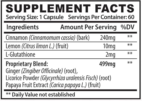 Miniatura 9 de Píldoras blanqueadoras de glutatión - Suplemento para aclarar la piel premium - Rico en antioxidantes, ayuda con la hiperpigmentación - 60 cápsulas