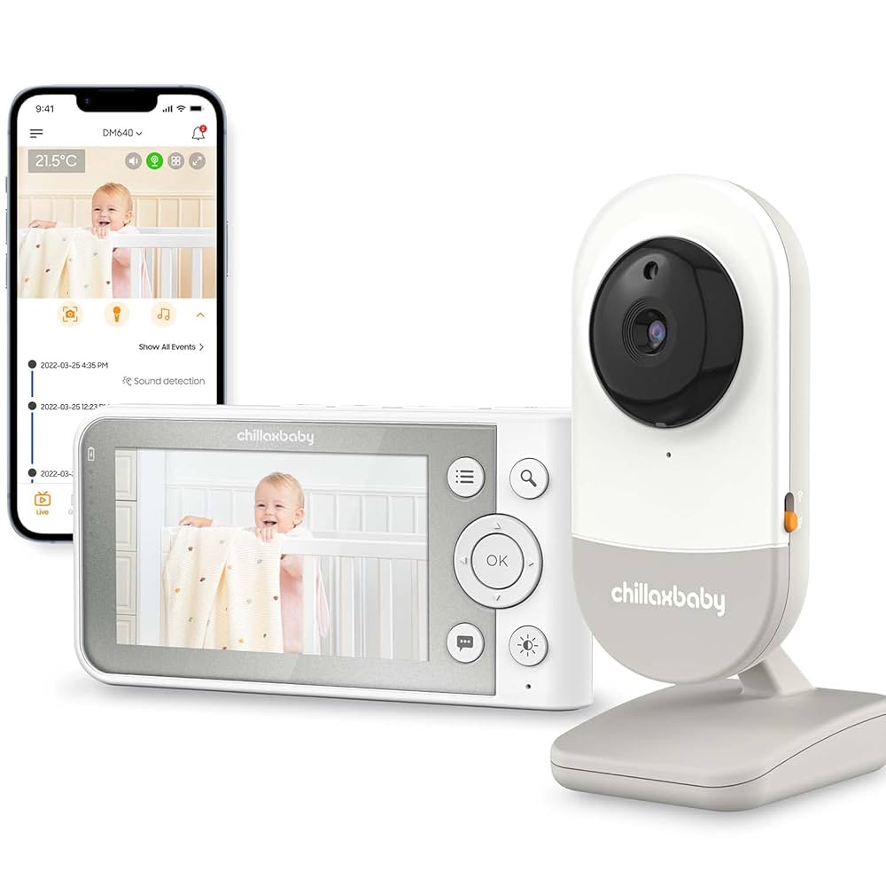 Amazon.com: Chillax Daily Baby DM640 - WiFi Baby Monitor