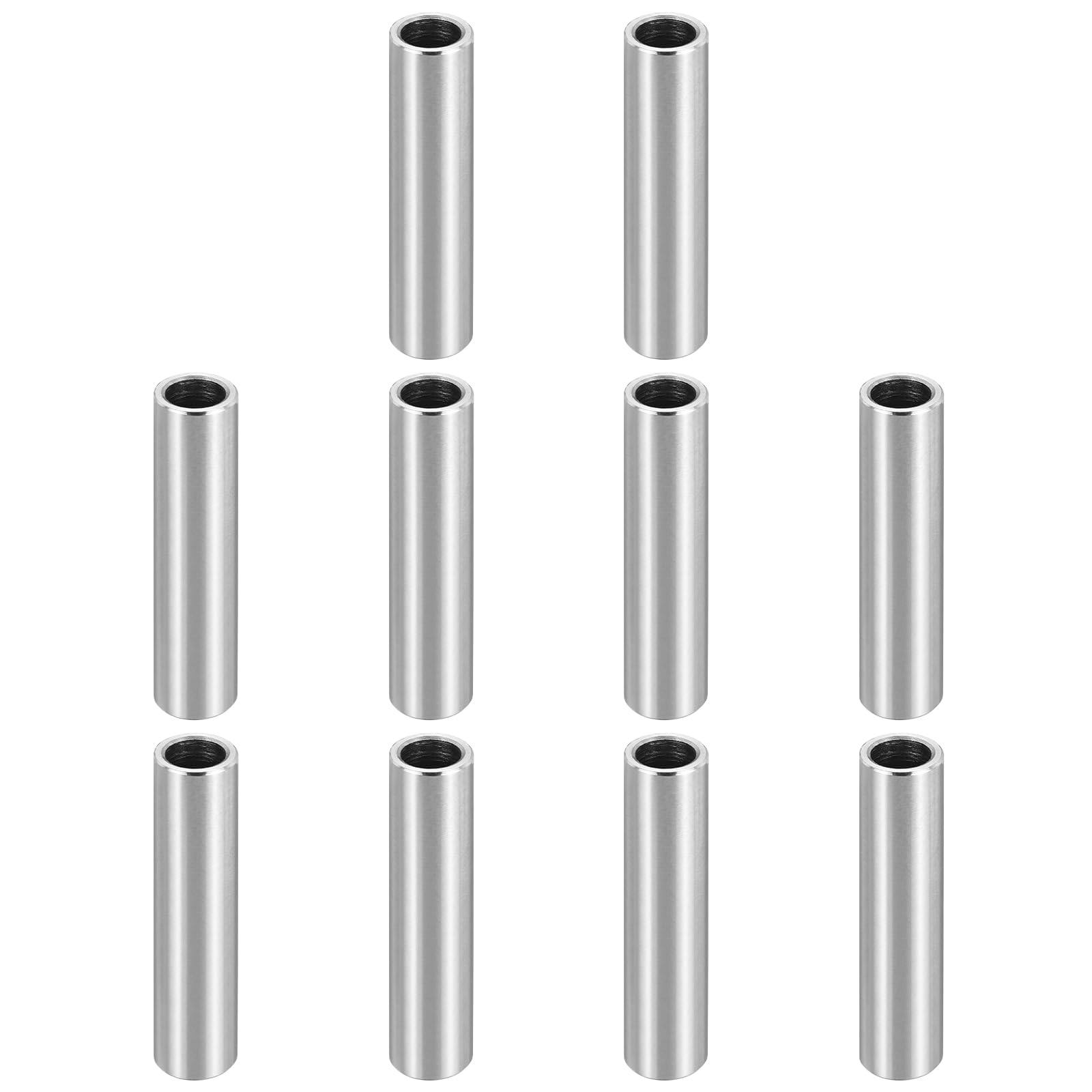 Entretoise M7 inox PATIKIL 7x10x45mm pour vis de fixation metallique lot de 12