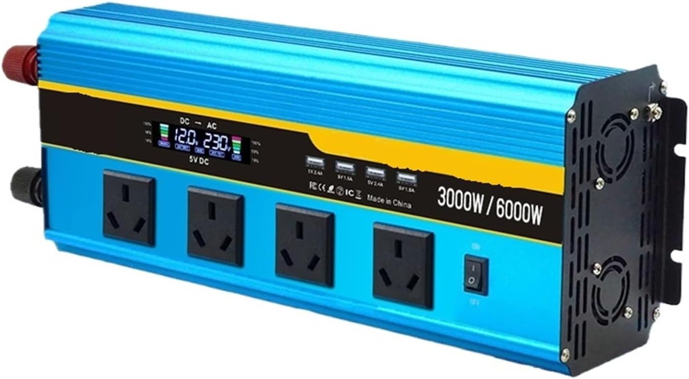 Pure Sine Inverter 1000W-6000W Plug-in Model 12V24V to 110V-240V Inverter(1000W/2000W)
