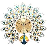 Metallzifferblatt mit klarer Skala, keine Reflexion, Metallzeiger, nicht leicht zu brechen, langlebig, leise Bewegung und genaue Zeit.