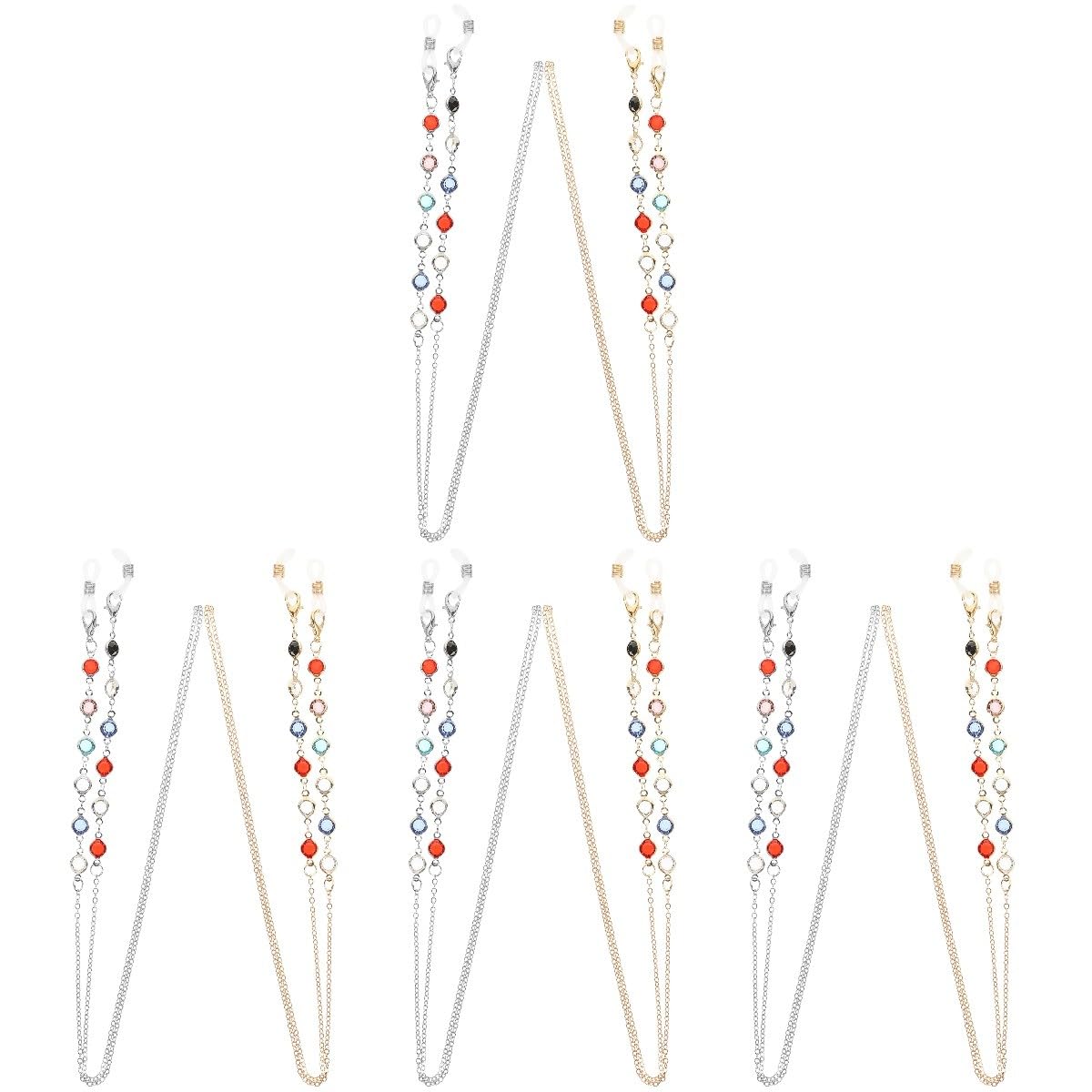 BESPORTBLE Catena Di Occhiali Portaocchiali Moda Catenella Per Occhiali Appesa Al Collo Accessori Cordini Per Occhiali Da Donna Porta Collana Per Occhiali Da Donna Metallo