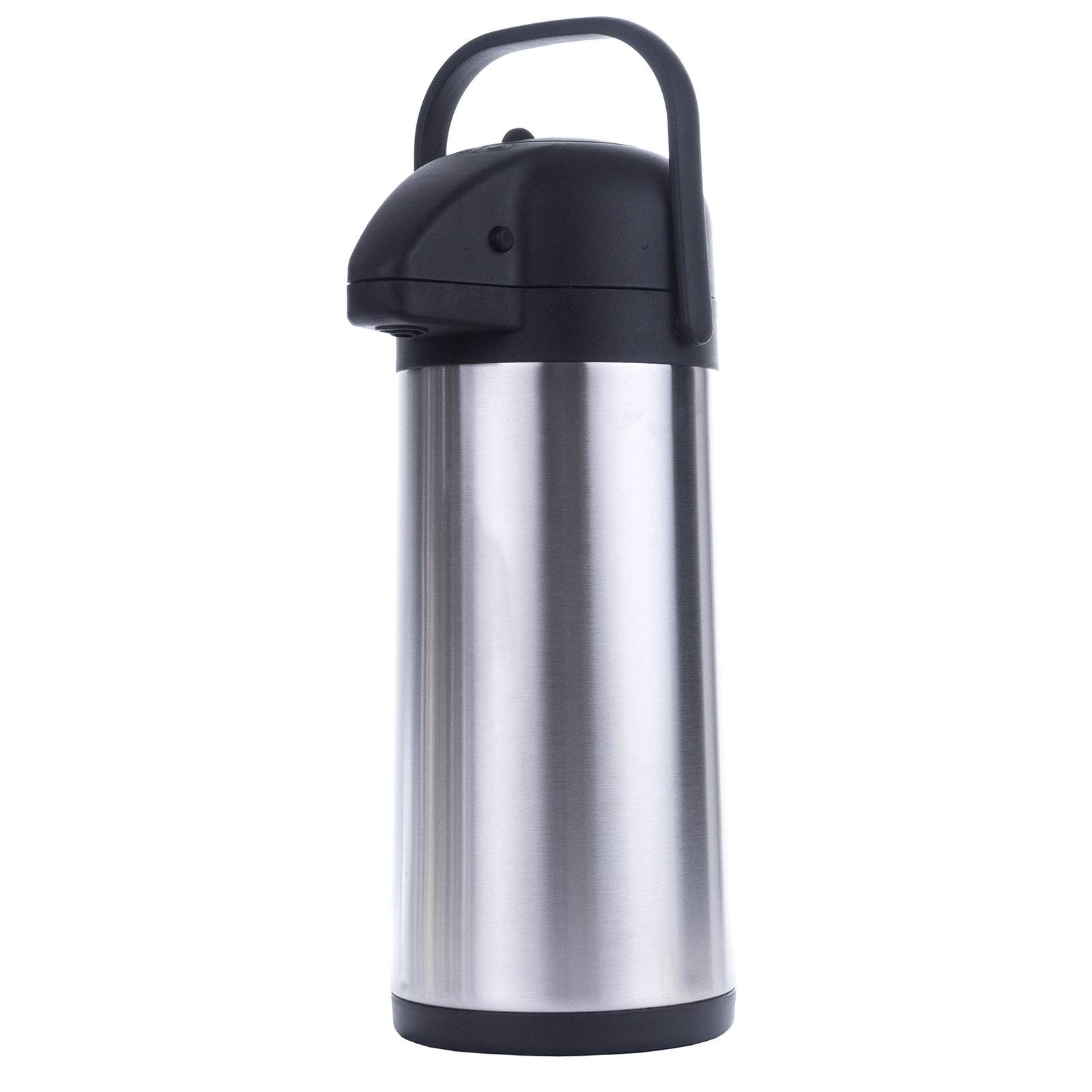 1a-Handelsagentur Termos de acero inoxidable con doble pared con bomba de 3 litros