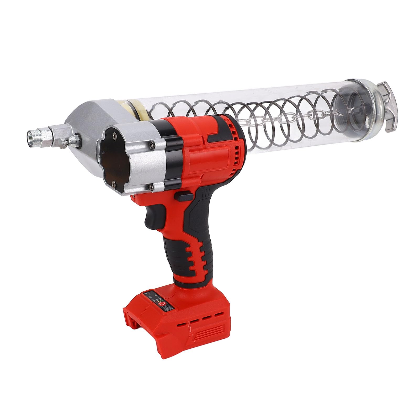 Yctze Power Grease - Grasa Inalámbrica de Iones de Litio de 12000 PSI con Motor sin Escobillas, Lubricación Eficiente Liviana y Portátil, Incluye Tubos Flexibles y Duros, Luz LED