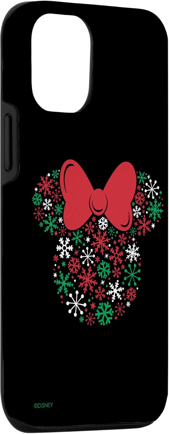Disney Minnie Mouse Icon Holiday Snowflakes Case for iPhone 12/12 Pro