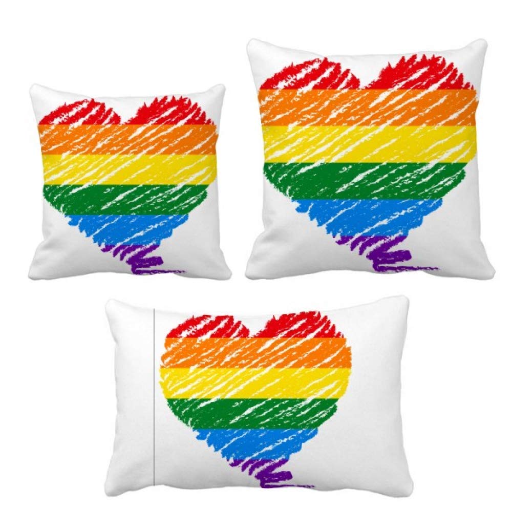 Coussin LGBT rainbow gay lesbian pour donner de la couleur a un canape terne