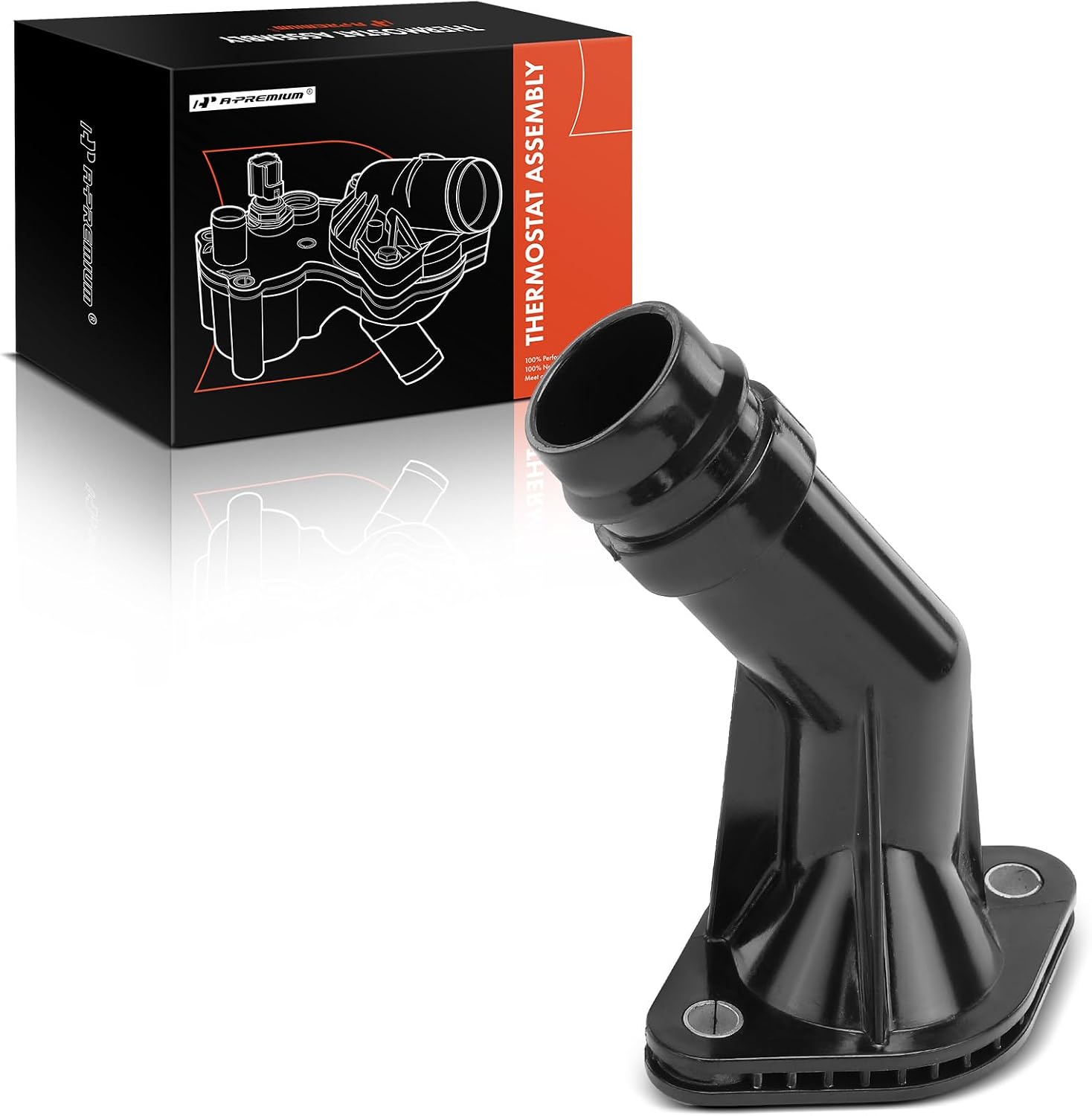 A-Premium Thermostat Housing Water Outlet Compatible with Hyundai - Tucson 2014-2021 2.0L