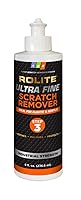 Vista 1 de Rolite Removedor de arañazos ultra fino (8 fl. oz.) para superficies de plástico y acrílico, incluyendo Strataglass marino y Eisenglass, faros