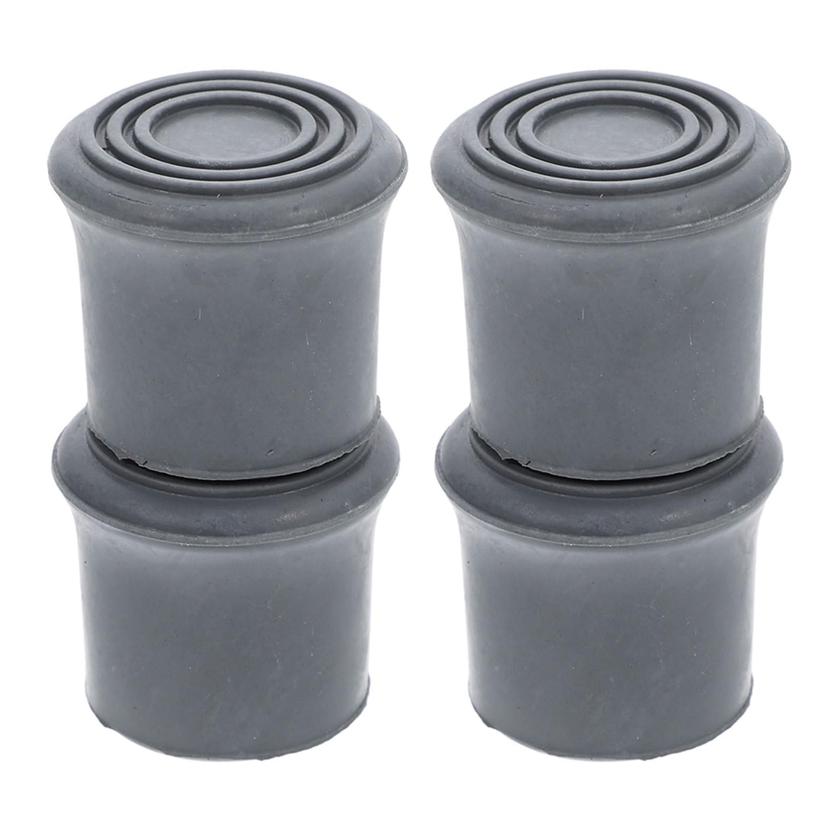 balacoo Non-Slip Replacement Rubber Feet for Shower Chair Bath Stool Commode Chair Walking Cane Tips 1.41In Durable Safety Caps 4Pcs