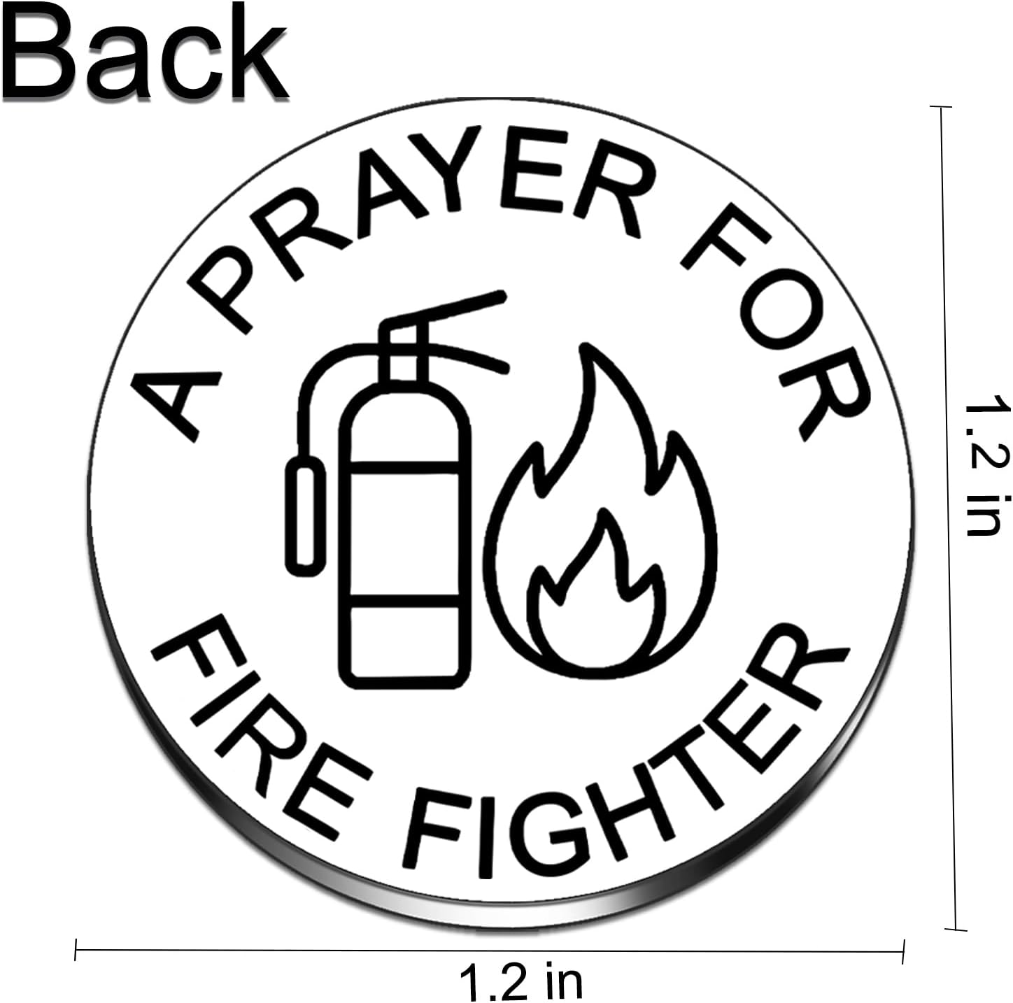 Ikacvb Firefighter Gifts For Men Pocket Hug Token Firefighter Accessories image 2