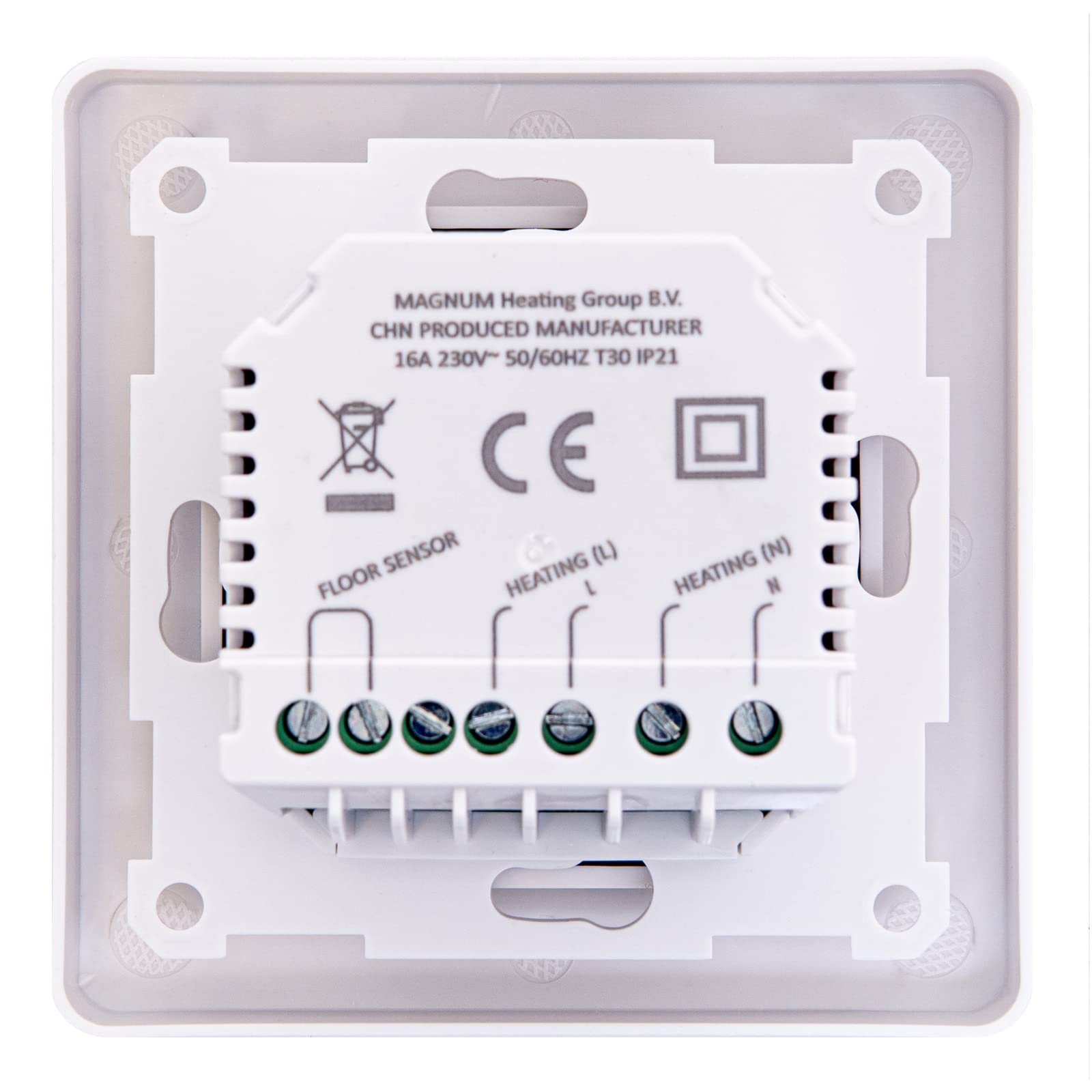 MRC - Termostato inteligente WiFi con sensor de suelo para calefacción por suelo radiante, calefacción eléctrica, convector, aplicación Tuya Smart App