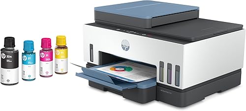 Miniatura 25 de HP Smart Tank 7602 Impresora inalámbrica todo en uno con 2 años de tinta incluidos, impresión, escaneo, copia, fax, mejor para el hogar, tanque de
