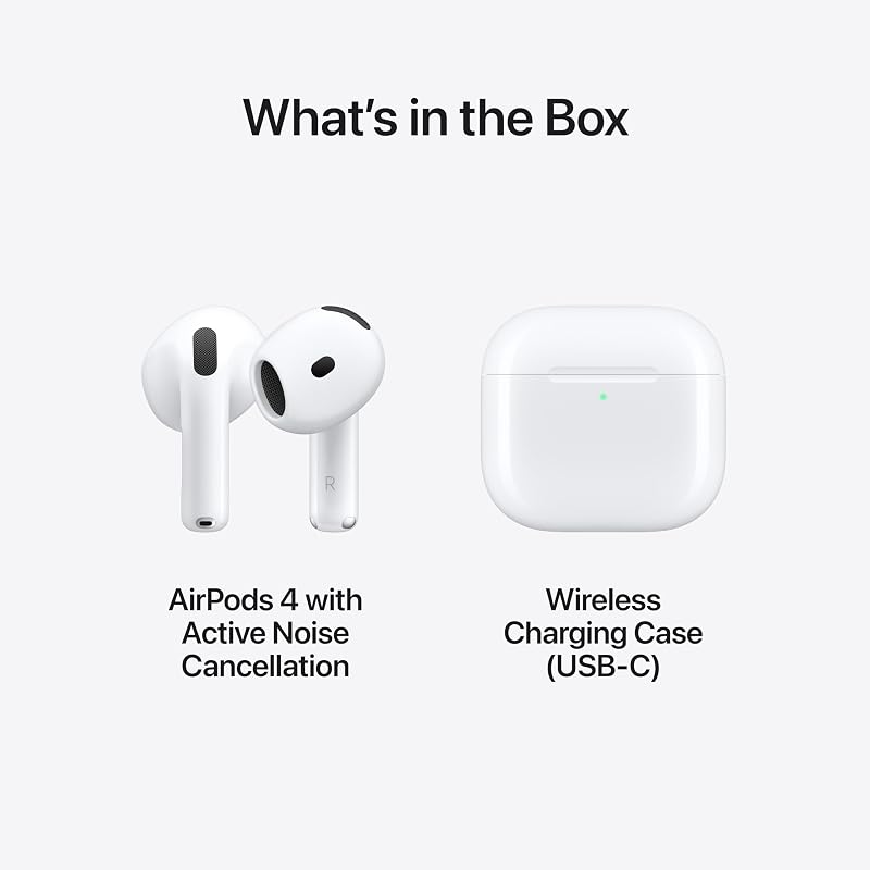 Apple AirPods 4 Wireless Earbuds with Active Noise Cancellation image 6