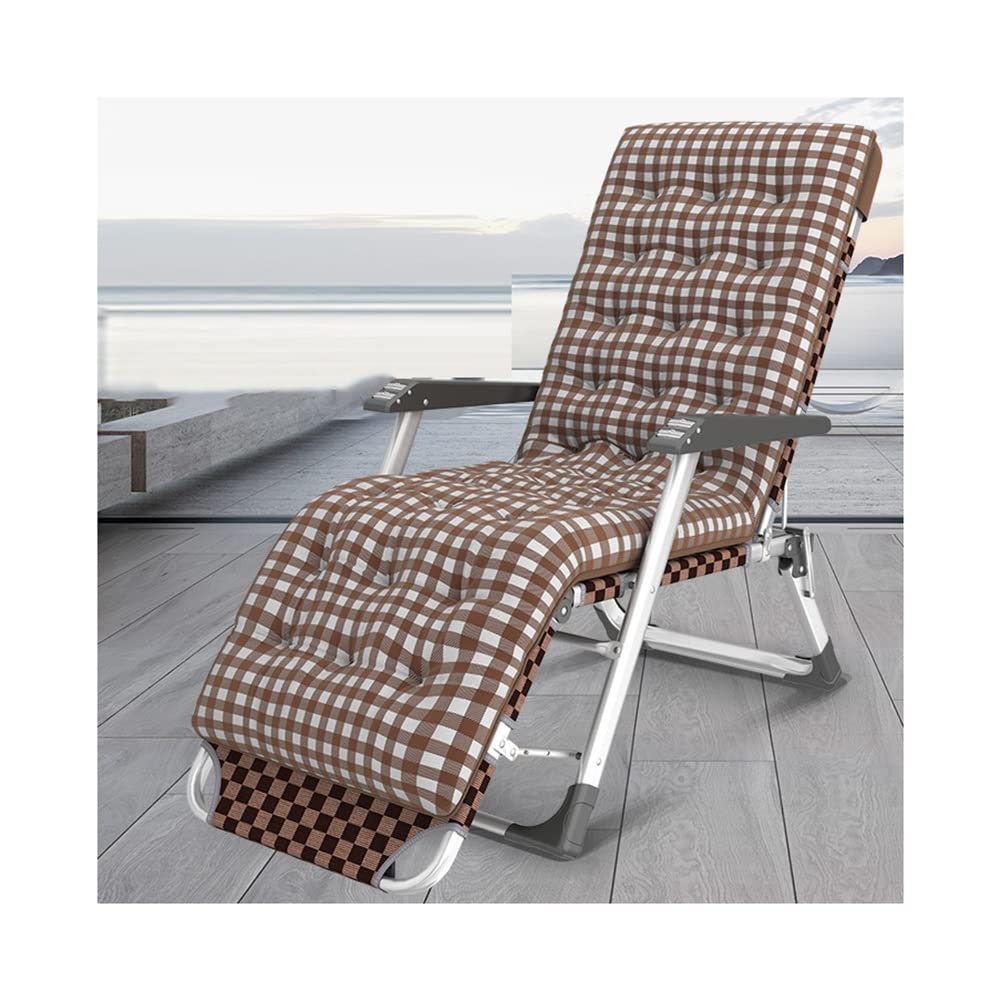 Chaise longue de patio pliable et réglable avec cadre en acier couleur B