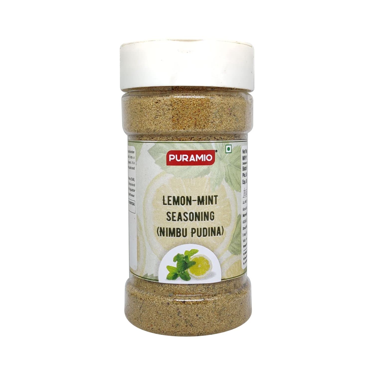 Puramio Lemon-Mint Seasoning (Nimbu Pudina), (100g)