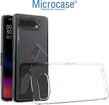 Microcase Asus Rog Phone 5 Ultimate 0.2 mm Ultra İnce Soft Silikon Kılıf - Şeffaf