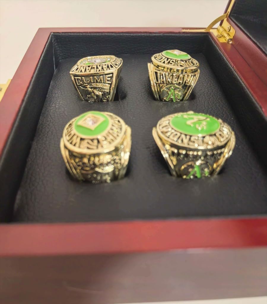 CLASSIC SERIES Oakland#City BASEBALL 1972 73 74 89 CHAMPIONSHIP RING #Rarity Luxury Sports Fan Gift - Glory Collect Various Festivals with Sandalwood Box