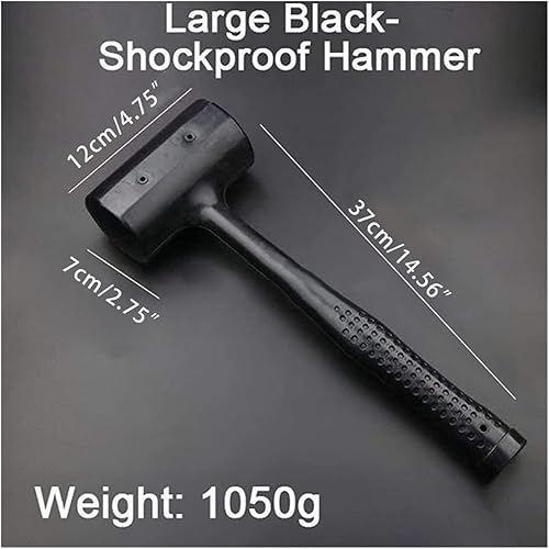 Miniatura 6 de K1KA - Martillo de goma resistente para proteger los azulejos de cerámica de daños, regalo apto para amantes y adultos, ahorro de mano de obra