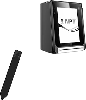 BoxWave Stylus Pouch Compatible with Newland U1000 - Stylus PortaPouch, Stylus Holder Carrier Portable Self-Adhesive - Jet Black