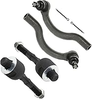 Vista 57 de TRQ Juego de varillas de acoplamiento delanteras interiores y exteriores, 4 piezas, compatibles con Infiniti G35 03-09 Nissan 350Z 2003-2007