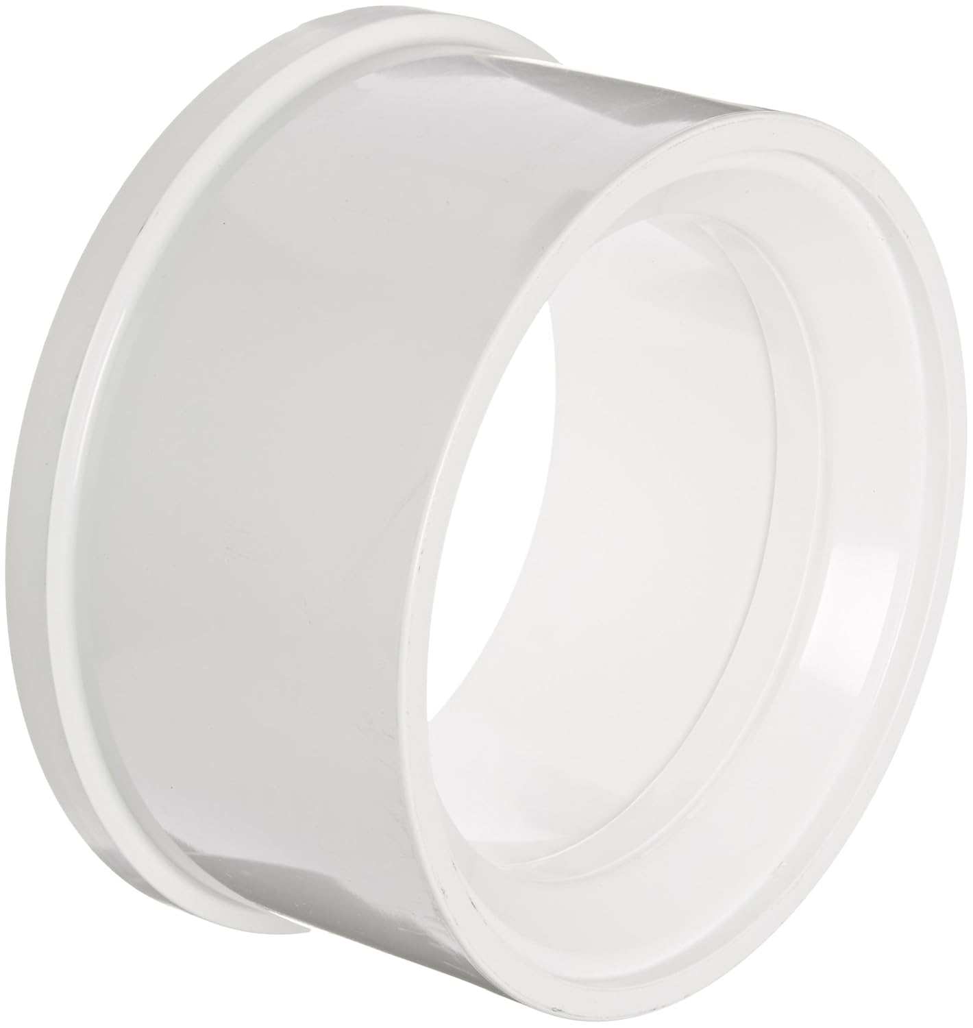 Spears P107 Series PVC DWV Pipe Fitting, Bushing, 8" Spigot x 6" Hub