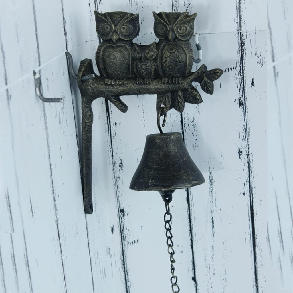 Cast Iron Doorbell Wall Bell Indoor Outdoor Din Cast Iron Doorbell Dinner Bells Front Door Owl Decorative Doorbell Dinner Bells Wall Bell Ship Bell
