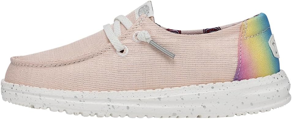 HEYDUDE Wendy Youth Sparkle | Youth Loafers | Kids Slip On Shoes | Comfortable & Light-Weight
