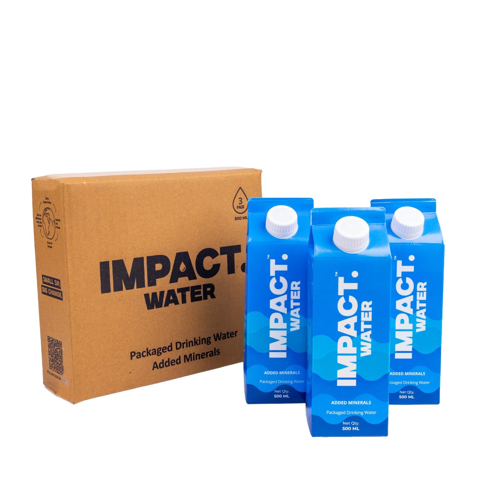 Impact Water – Premium Mineral-Enriched Drinking Water, 500ml (Pack of 3) | Eco-Friendly Paper-Based Carton | 100% Recyclable | BPA-Free | Sustainable & Safe Packaging-image-18