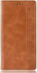 Capa para LG K62,Capa de caso de flip de couro para LG K62 Case,Caso de telefone de carteira,Caso de telefone de carteira com slots de cartão -Brown