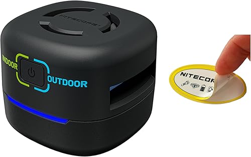 Nitecore EMR30 SE - Repelente electrónico de mosquitos para interiores y exteriores, zona de protección de 16 pies con 3 alfombrillas repelentes