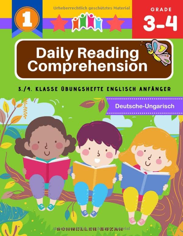 Daily Reading Comprehension 3./4. klasse ubungshefte englisch anfanger: Deutsche-Ungarisch: Lesen im Englischunterricht der Grundschule - 3. Schuljahr ... success workbooks grade 3 4 (German Edition)