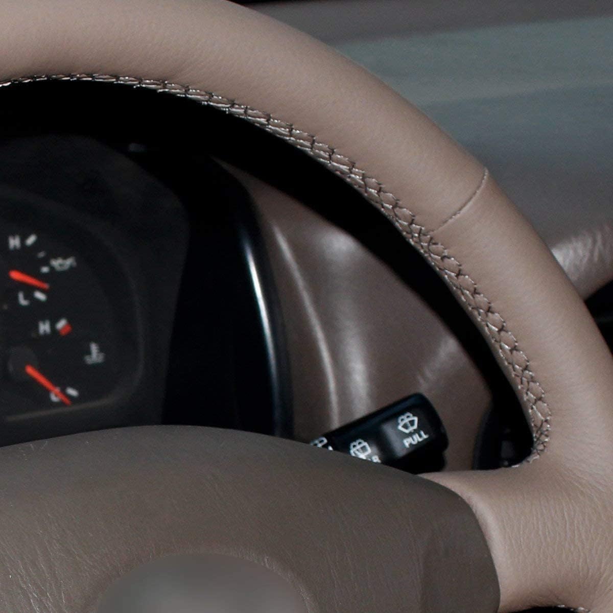 Custom Fit Genuine Leather Steering Wheel Cover for Lexus LX 450 1996 1997 / LX 470 1998-2002/ for Toyota Land Cruiser 1995 1996 1997 1998 1999 2000 2001 2002 Accessories