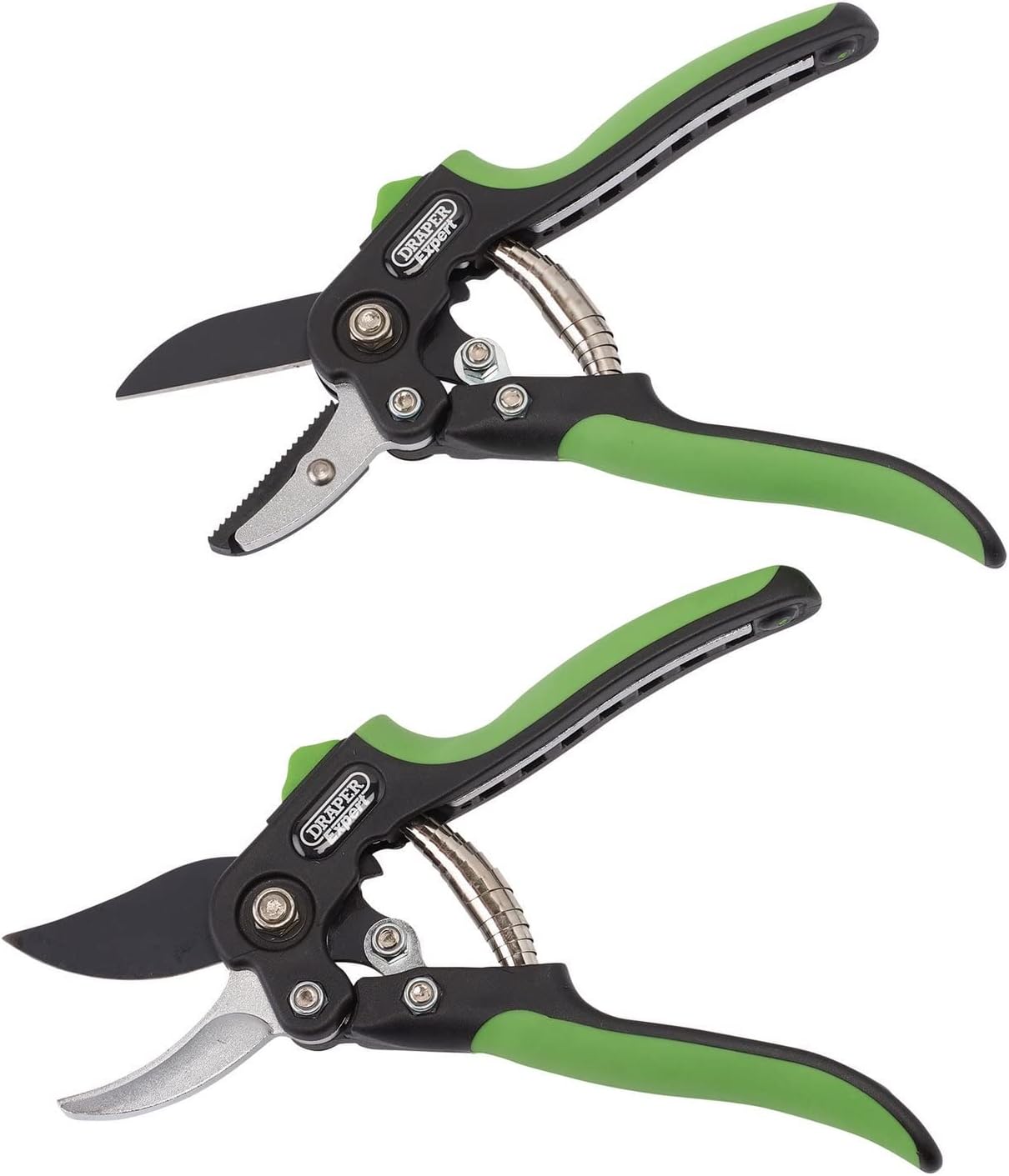 Draper Expert 08986 Bypass and Anvil Pruner Garden Tools Set 2 Piece Garden Hand Tools Heavy Duty Garden Cutting Tool Carbon Steel Blades