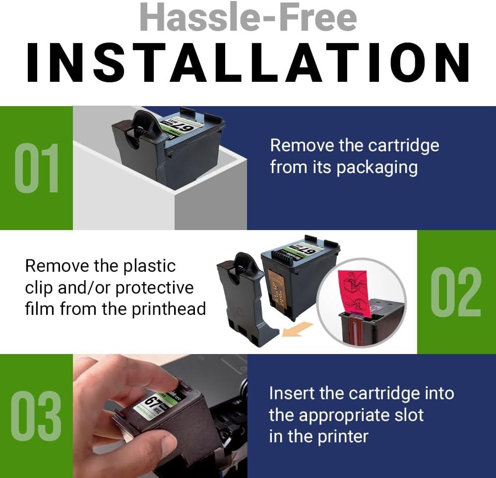 VersaInk-Nano 64 MS MICR Black Ink Cartridge for Check Printing & VersaInk-Nano 64 CS Tri-Color Ink Cartridge Pack (64 Combo), Cyan