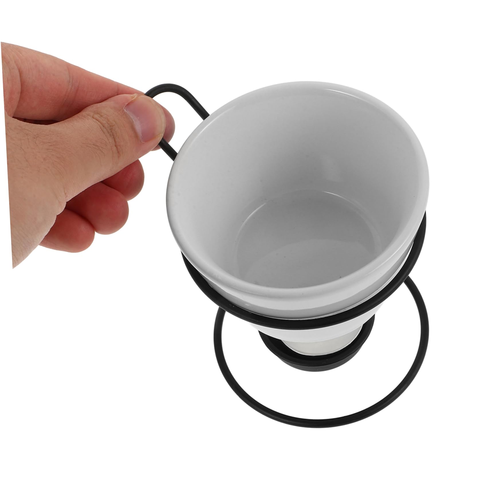 2sets Ceramiche Per Sciogliere Burro e Cioccolato Con Struttura Per Fonduta Di Formaggio e Cioccolato Utensile Pratico Per Cucina