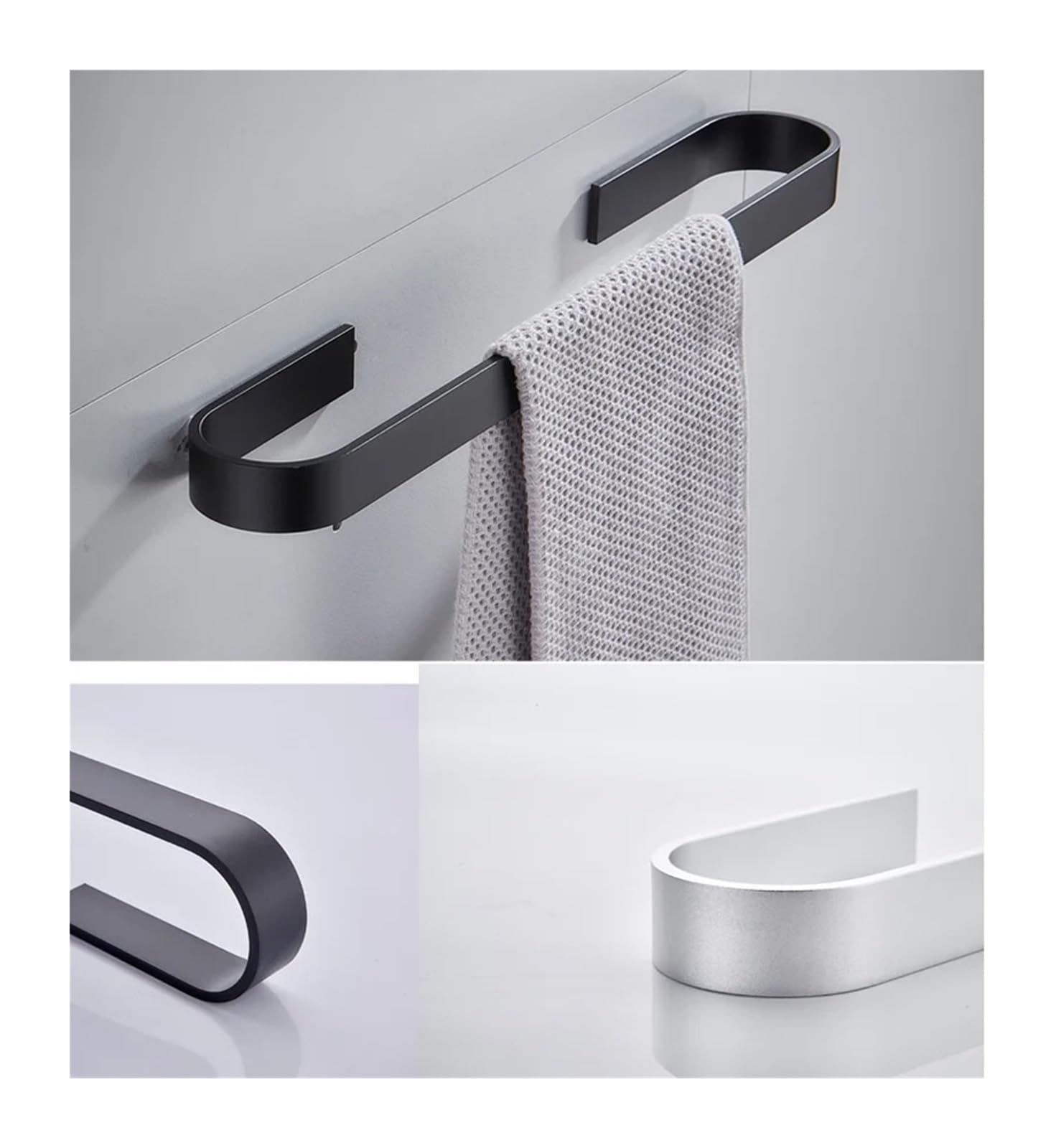 Space Aluminium Handtuchhalter Badezimmer Wandbehang