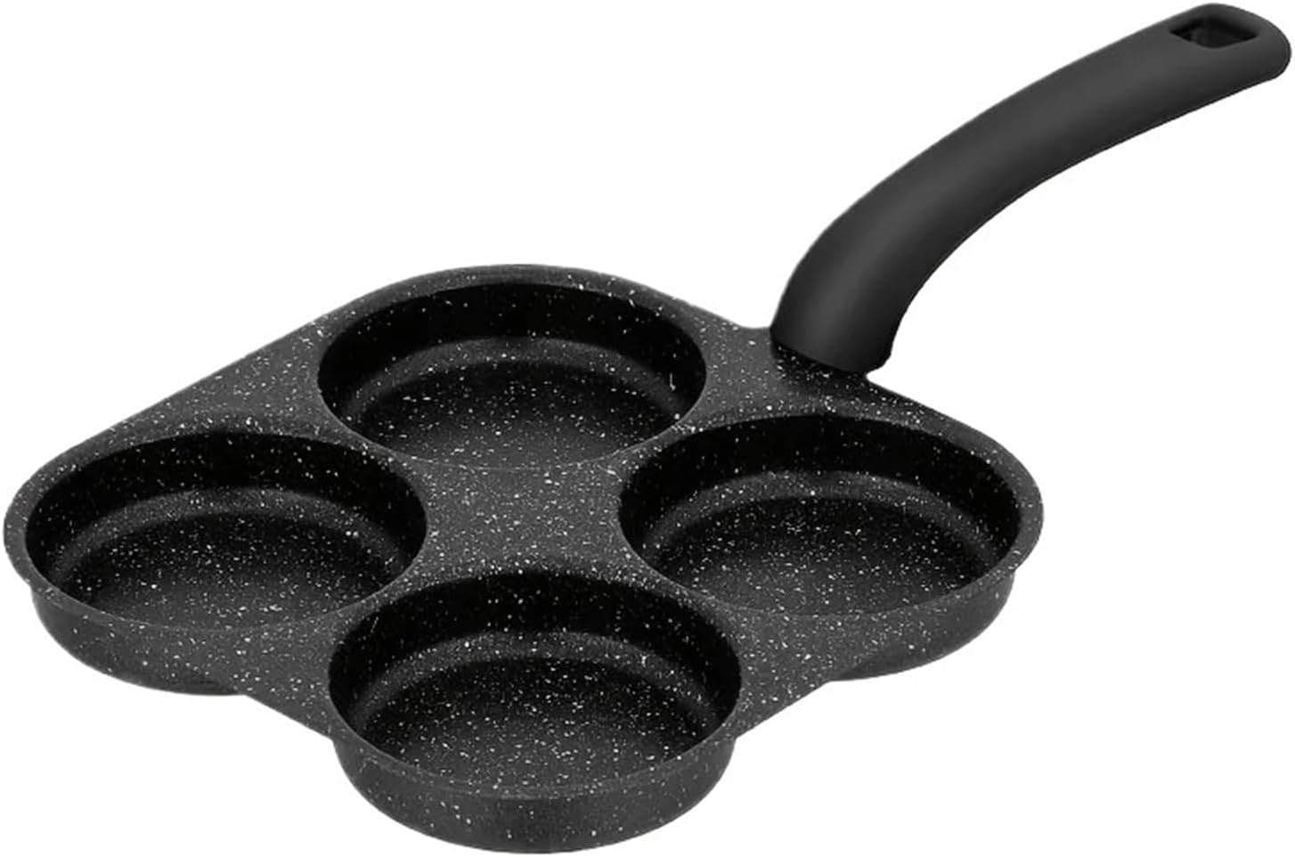 Compatible For 4-Cup Nonstick Skillet, Egg & Pancake Cookware For Gas And Induction Kitchen