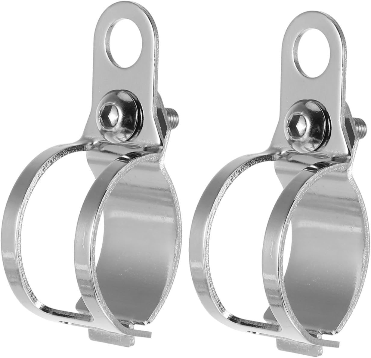 MAGICLULU 2Pcs Motorcycle Turn Signal Mount Bracket Durable Fork Indicator Clamp for Easy Installation Compatible with Motorcycles Sturdy Light Holder for Enhanced Visibility