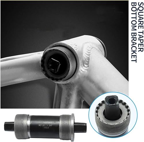 Miniatura 4 de Soporte inferior para bicicleta de montaña Soporte inferior cónico cuadrado Bicicletas 2.677 in Reemplazo para Shimano Tourney Serie TX800