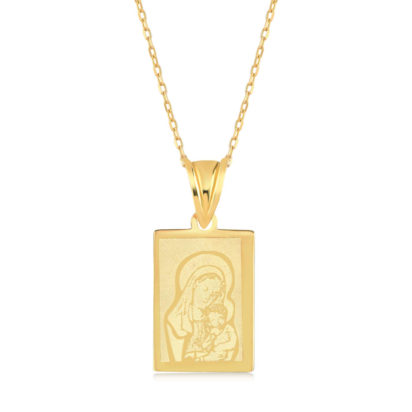 Baby Jesus Pendant Necklace 