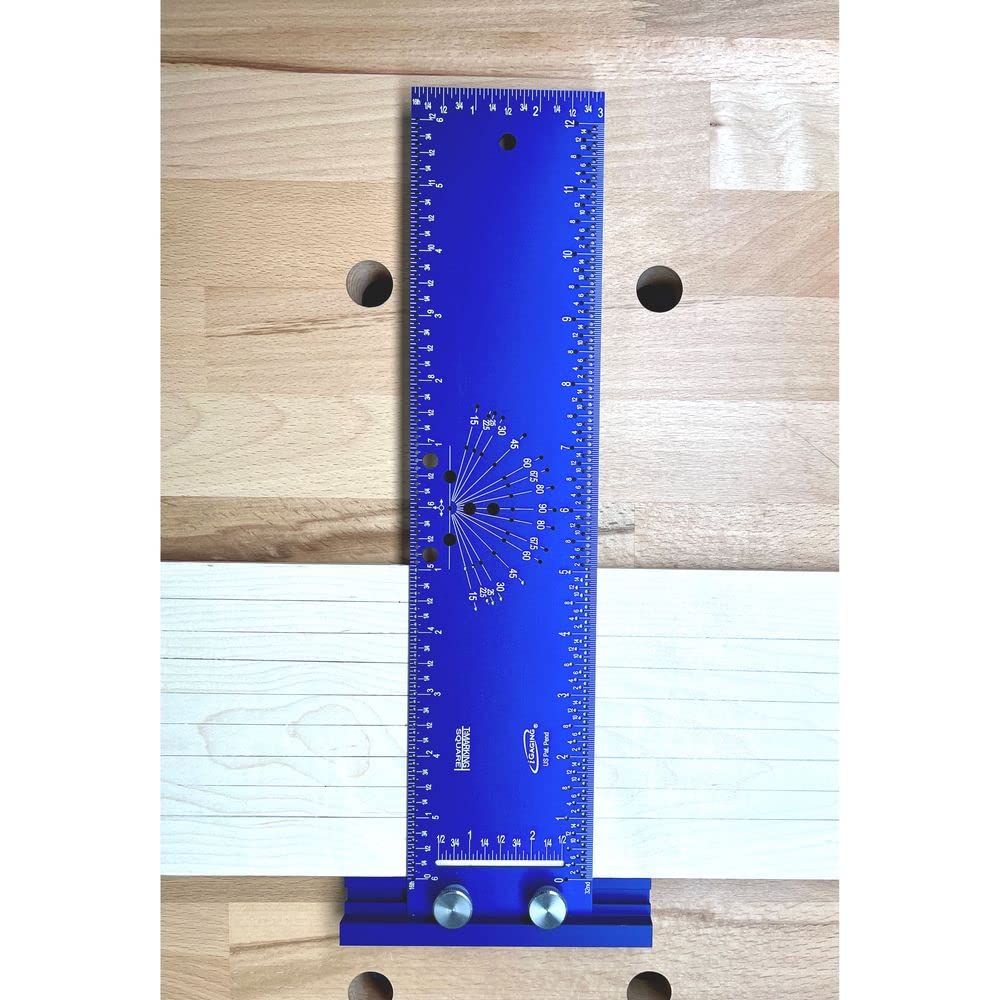 iGaging T-Marking Square Rule 12'' Smusso Gauge Center Finder Set EZ Marcatura Foro, Squadre